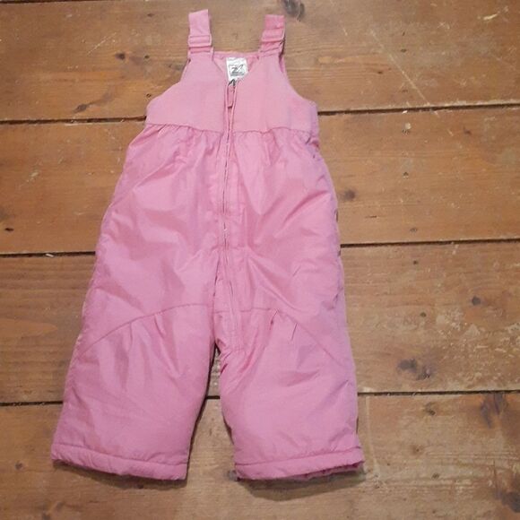 snowpants, bibs. overalls, winter,  snow,  ZeroXposur 24 months pink  - Picture 1 of 6